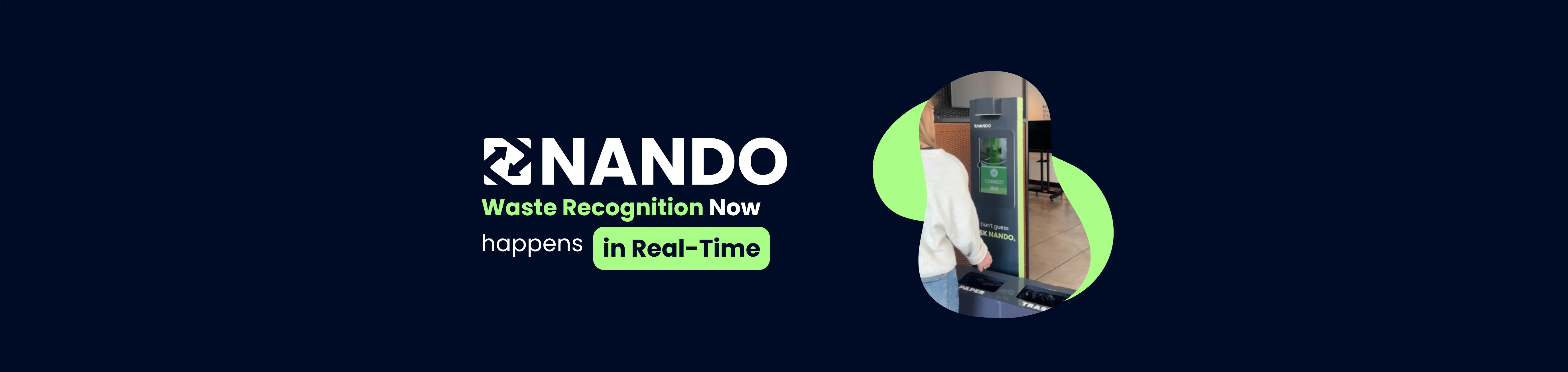 With NANDO Waste Recognition Now happens in Real-Time