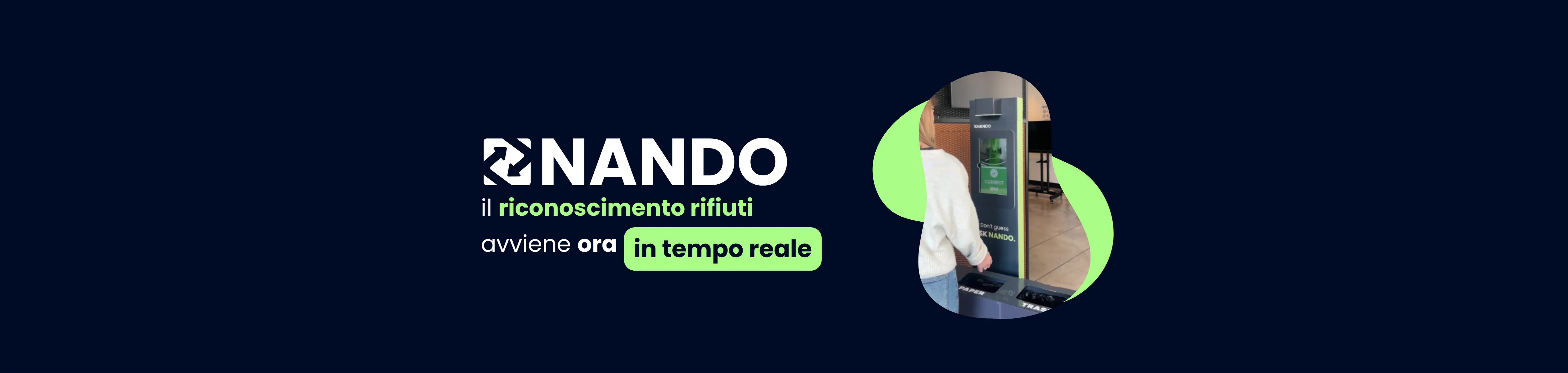 Con NANDO il riconoscimento rifiuti avviene ora in tempo reale