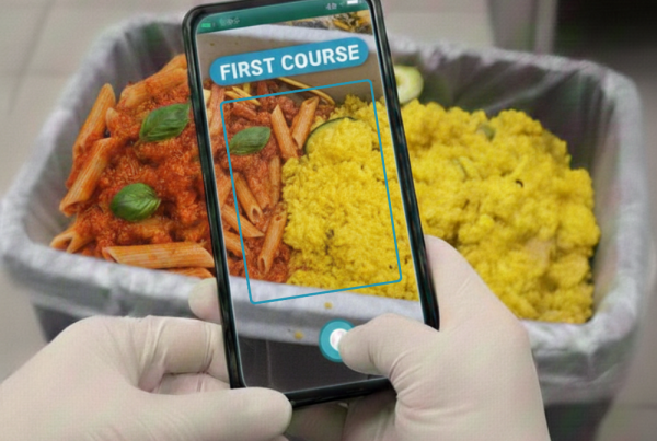 Monitoraggio spreco alimentare con AI in mensa aziendale Dussmann