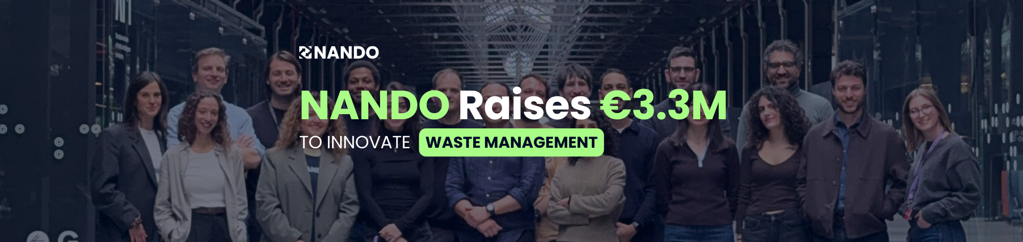 NANDO Raises €3.3 Million to Innovate Waste Management