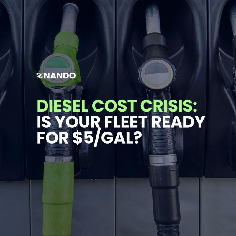 Impact of 2026 diesel price spike on waste industry fleet operating costs amid Middle East conflict.