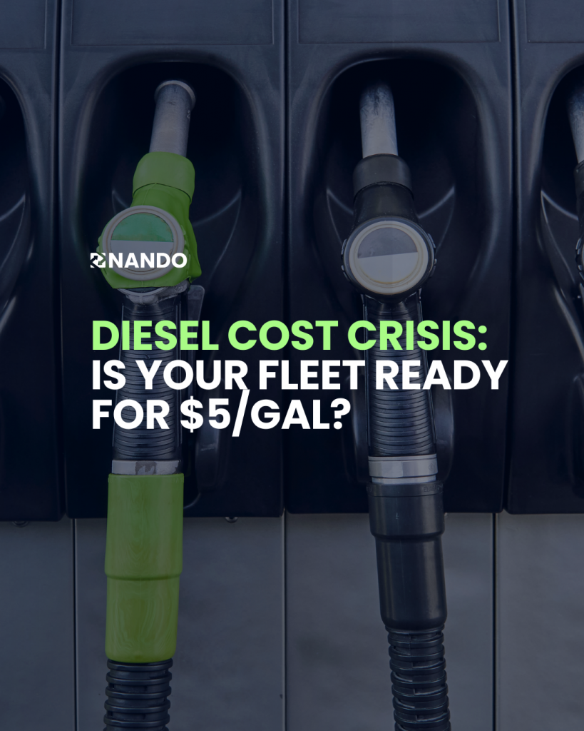 Impact of 2026 diesel price spike on waste industry fleet operating costs amid Middle East conflict.