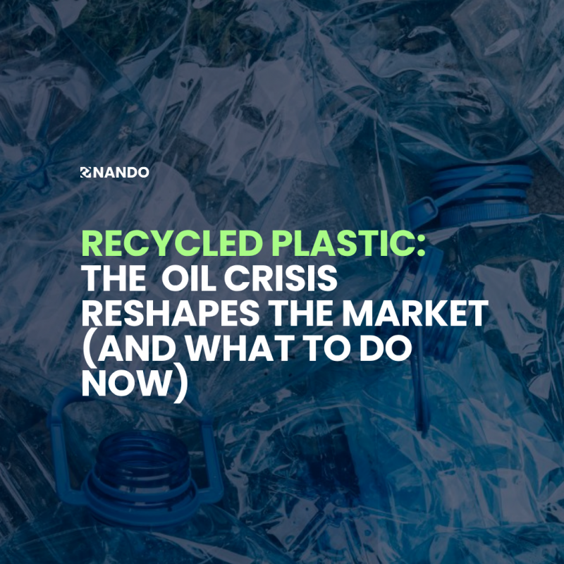 Plastic recycling process compared to virgin plastic production affected by 2026 oil crisis
