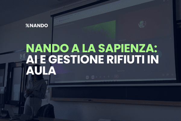 NANDO all'Università de La Sapienza: AI e gestione rifiuti in aula