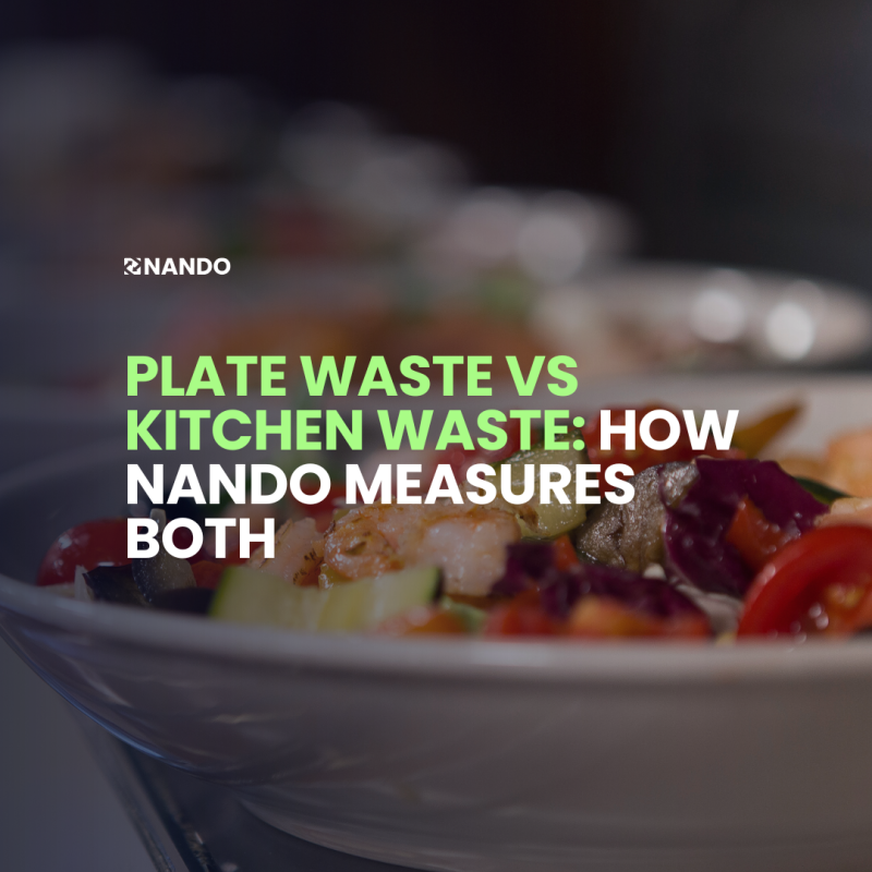 difference between plate waste and kitchen waste in collective catering