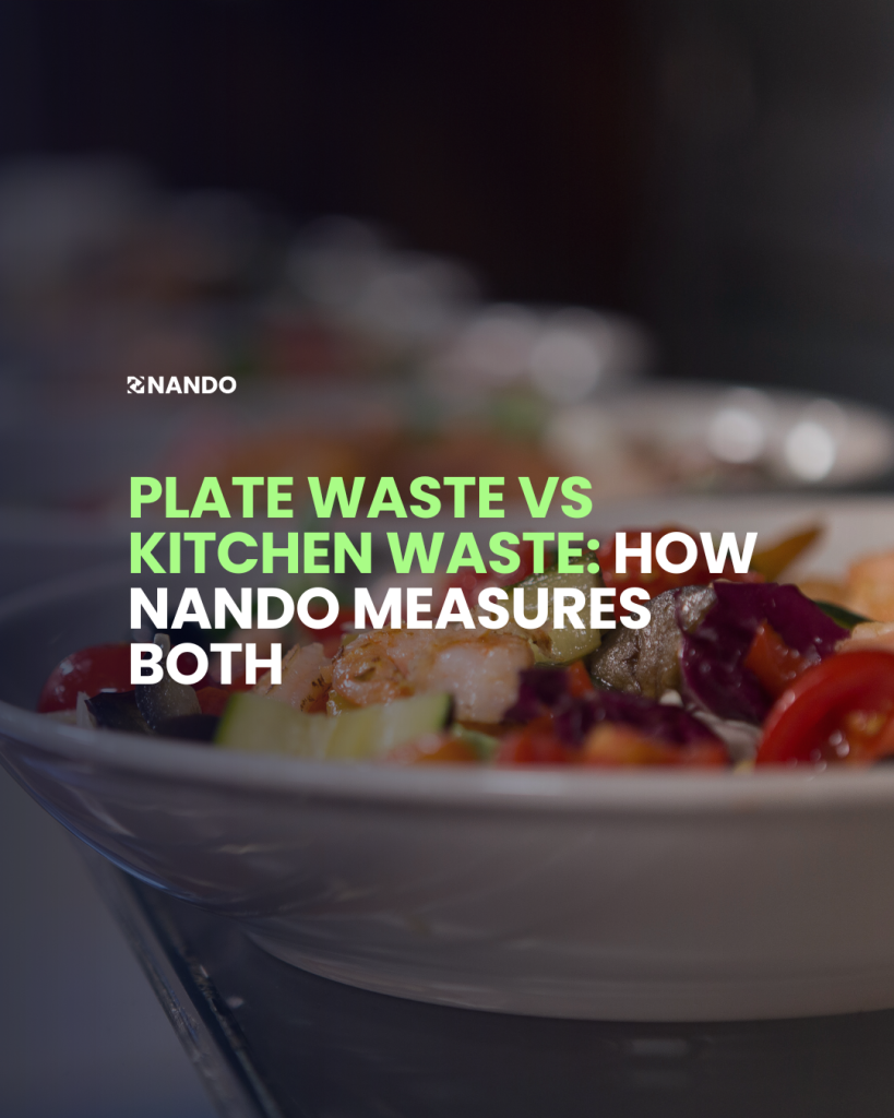 difference between plate waste and kitchen waste in collective catering