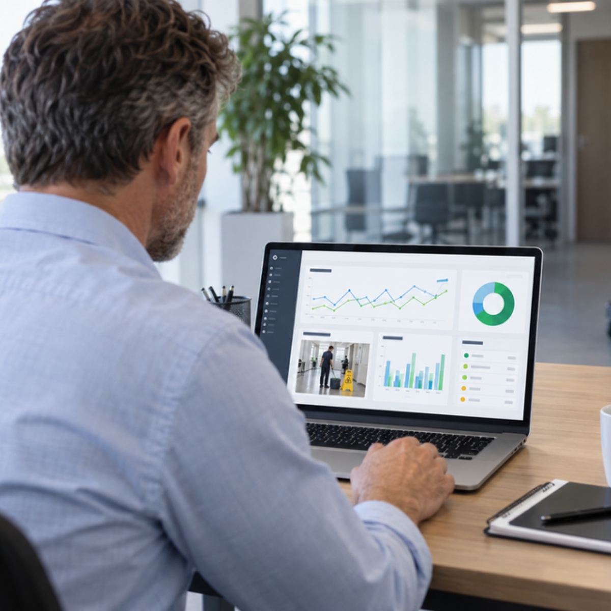 Monitoraggio delle attività di pulizia tramite dashboard NANDO